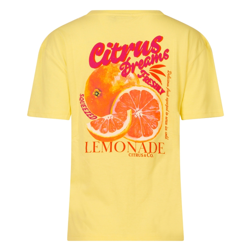 lizzi lou Badia Z10576 t-shirts korte mouw Geel
