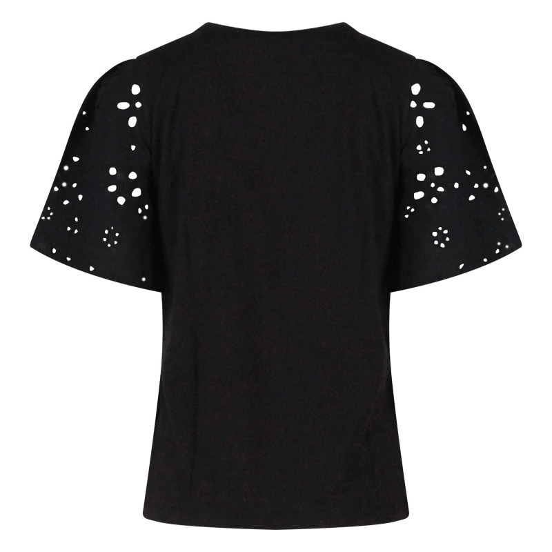 City Life Giselle Z10578 t-shirts korte mouw Zwart