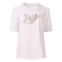 So Soire Franka Z10550 dames T-shirt km Ecru