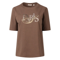 So Soire Franka Z10550 t-shirts korte mouw Taupe