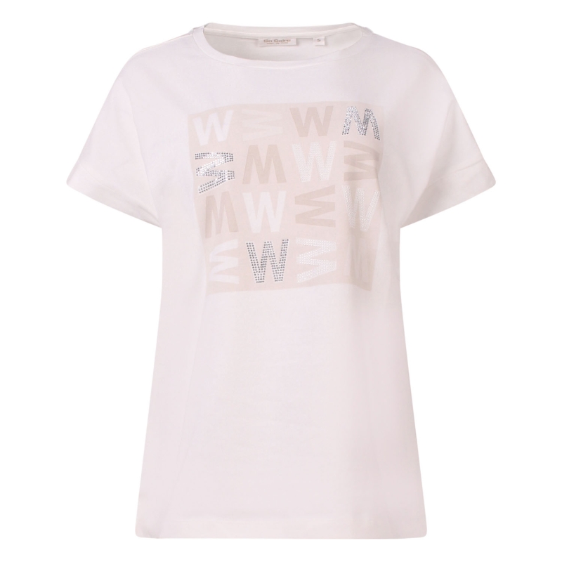 So Soire Pearl Z10548 t-shirts korte mouw Ecru