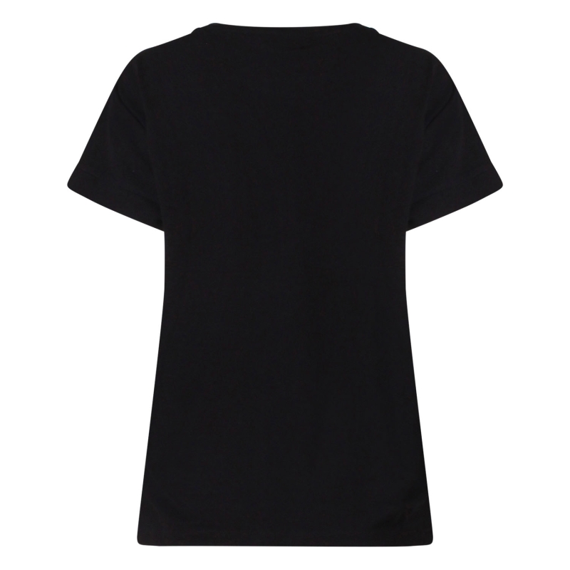 So Soire Pearl Z10548 t-shirts korte mouw Zwart