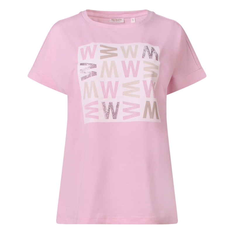 So Soire Pearl Z10548 t-shirts korte mouw Rose