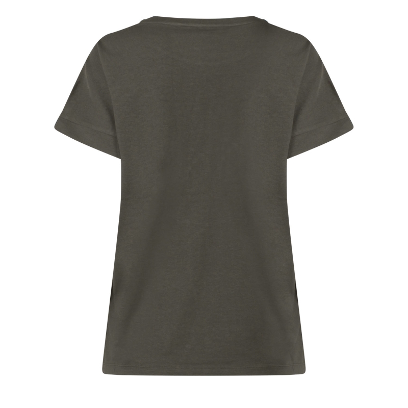 So Soire Pernille Z10549 t-shirts korte mouw Army