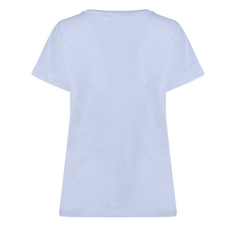 So Soire Pernille Z10549 t-shirts korte mouw Blauw licht