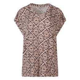 City Life LT-65931 Z10431 dames T-shirt km Taupe