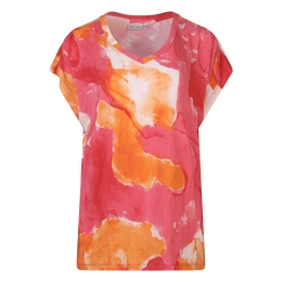 City Life LT-65931 Z10431 dames T-shirt km Koraal