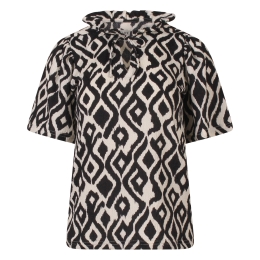 City Life LT66059-A Z10555 dames T-shirt km Zwart