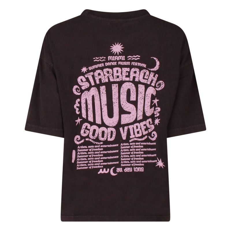 lizzi lou LT-91758 Z10562 t-shirts korte mouw Rose