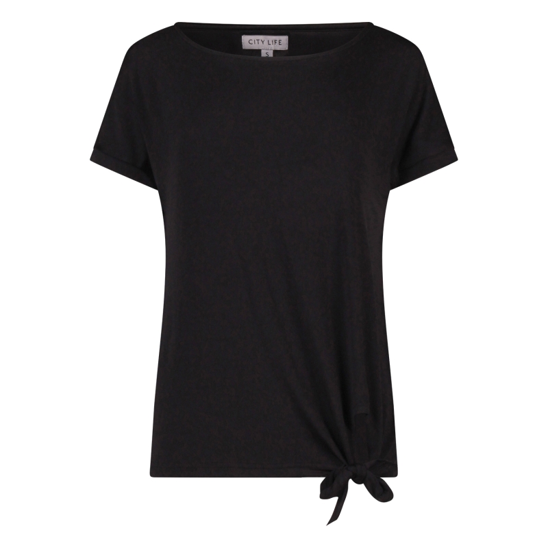 City Life CX90454R5 Z10525 t-shirts korte mouw Zwart