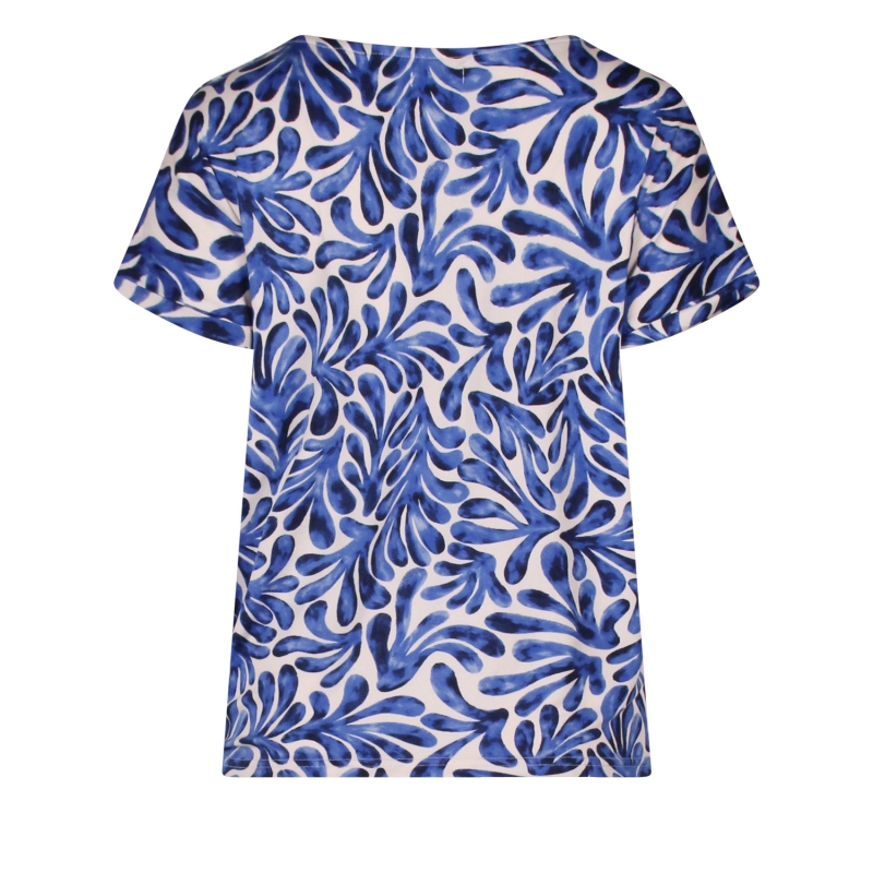 City Life CX90721R2 Z10524 t-shirts korte mouw Kobalt