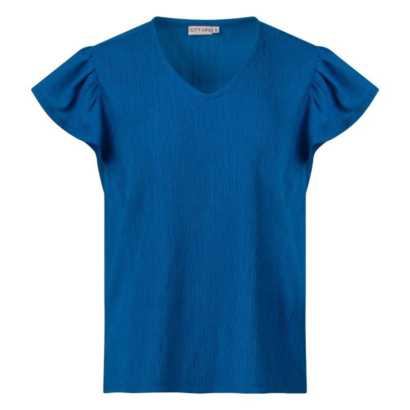 City Life CX90944 Z10518 t-shirts korte mouw Kobalt