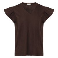 City Life CX90944 Z10518 t-shirts korte mouw Bruin