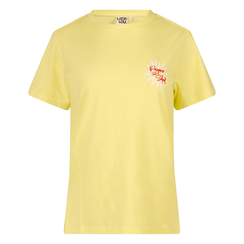 lizzi lou CX90945 Z10521 t-shirts korte mouw Geel