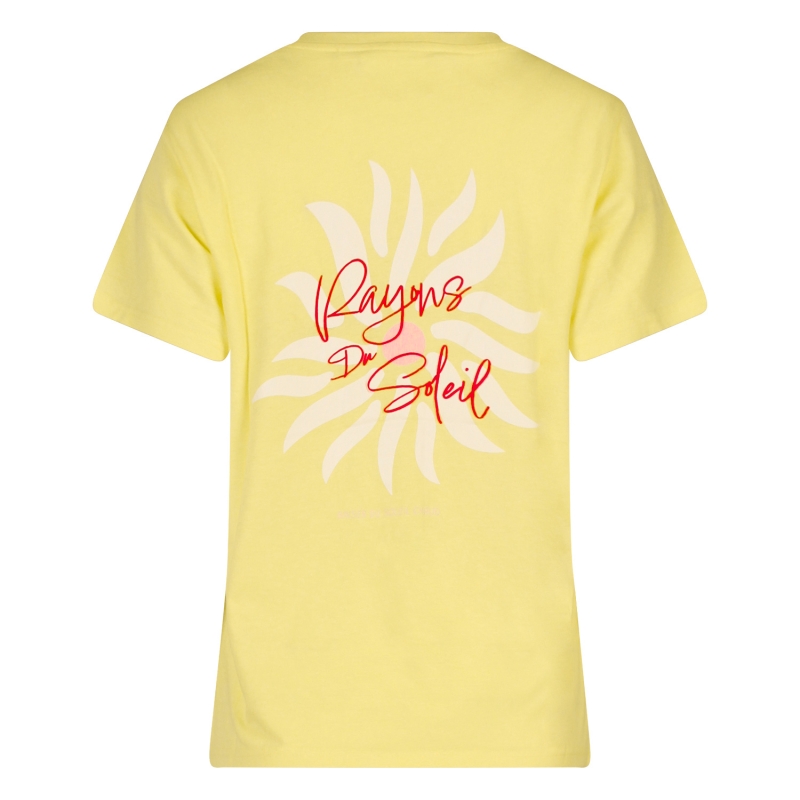 lizzi lou CX90945 Z10521 t-shirts korte mouw Geel