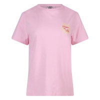 lizzi lou CX90945 Z10521 t-shirts korte mouw Rose