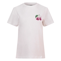 lizzi lou CX90945R1 Z10522 t-shirts korte mouw Wit