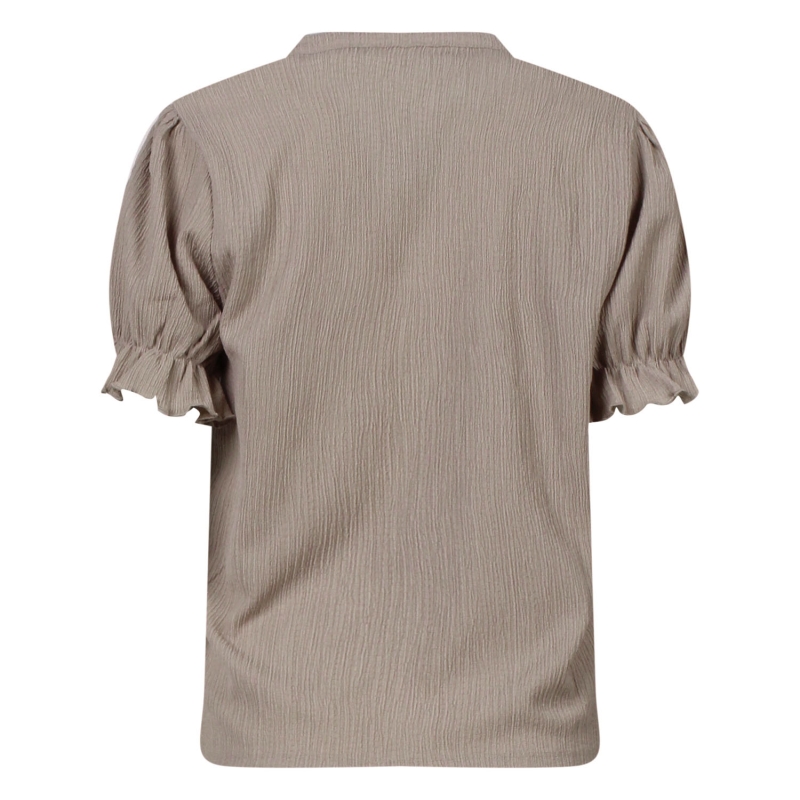 City Life LW93511 Z10517 t-shirts korte mouw Taupe