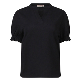 City Life LW93511 Z10517 dames T-shirt km Zwart