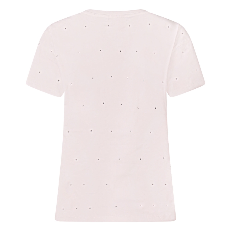 City Life 213723 Z10631 t-shirts korte mouw Ecru