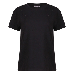 City Life 213723 Z10631 dames T-shirt km Zwart