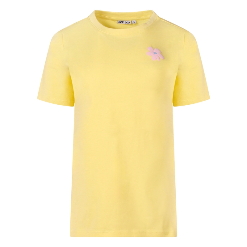 lizzi lou 213724A Z10627 t-shirts korte mouw Geel