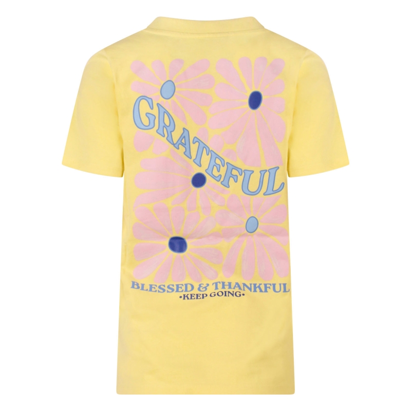 lizzi lou 213724A Z10627 t-shirts korte mouw Geel