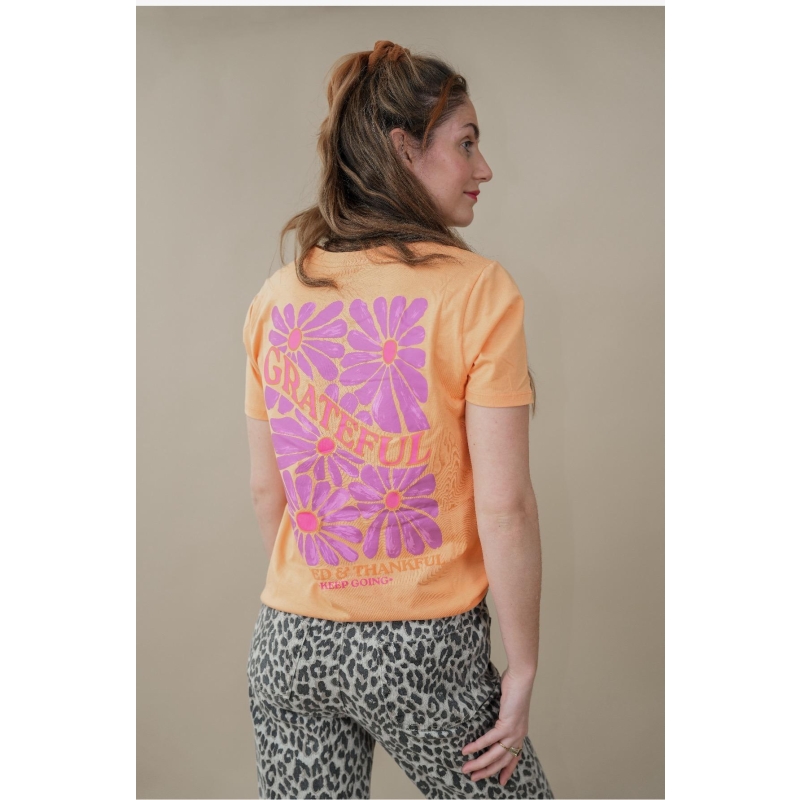 lizzi lou 213724A Z10627 t-shirts korte mouw Oranje