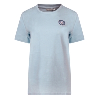 lizzi lou 213724A-01 Z10628 t-shirts korte mouw Blauw licht