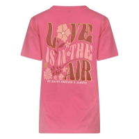 lizzi lou 213724A-01 Z10628 t-shirts korte mouw Rose fel