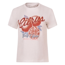 City Life 213725A Z10629 dames T-shirt km Wit