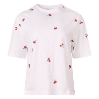 lizzi lou 213813 Z10630 t-shirts korte mouw Rood