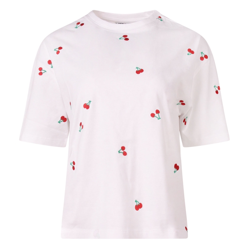 lizzi lou 213813 Z10630 t-shirts korte mouw Rood