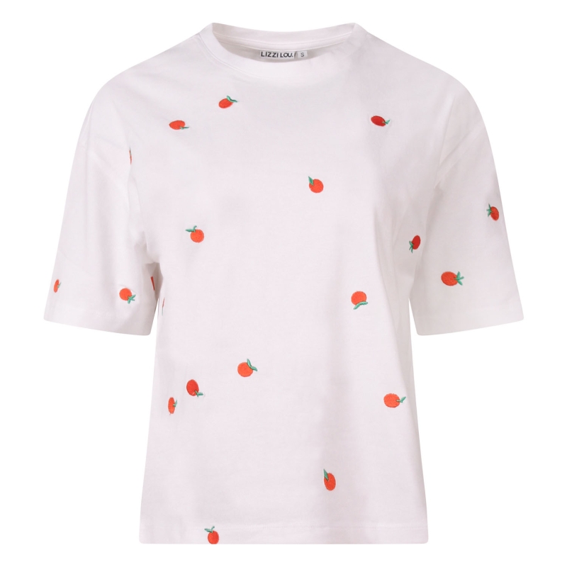 lizzi lou 213813 Z10630 t-shirts korte mouw Oranje