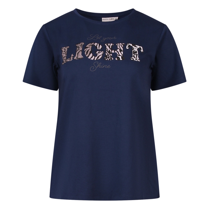 City Life 214201 Z10638 t-shirts korte mouw Marine