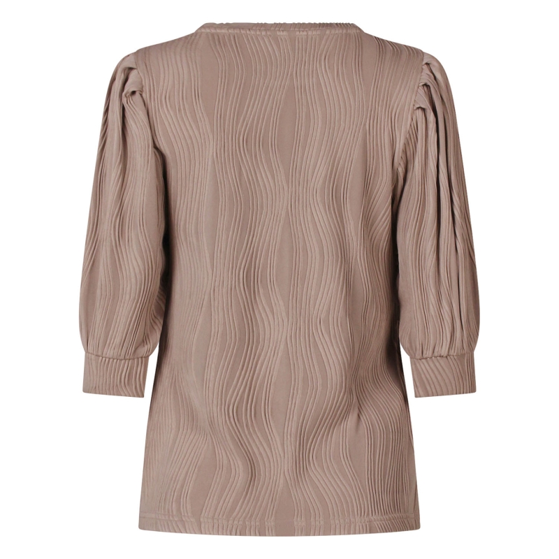 City Life LW93357 Z10675 t-shirts korte mouw Taupe