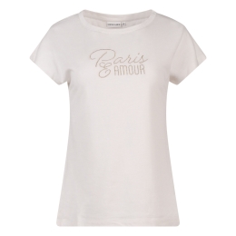 City Life 214254 Z10701 dames T-shirt km Ecru