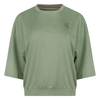 lizzi lou 214255 Z10702 t-shirts korte mouw Groen mos