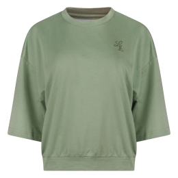 lizzi lou 214255 Z10702 dames T-shirt km Groen mos