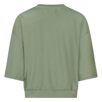 lizzi lou 214255 Z10702 t-shirts korte mouw Groen mos