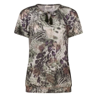 So Soire Eva Z10654 t-shirts korte mouw Army