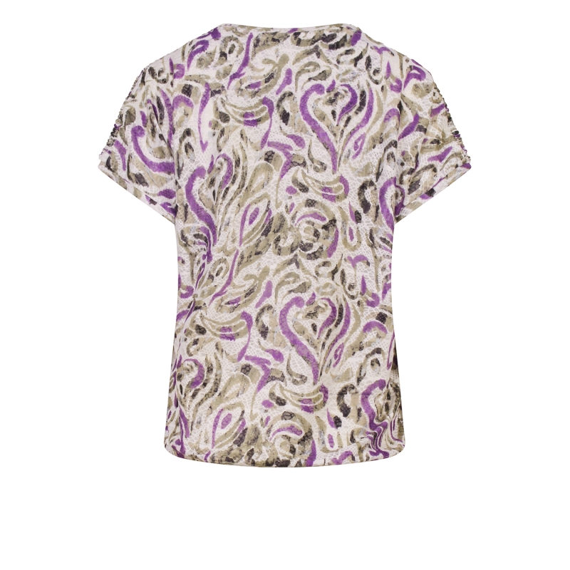 So Soire Lotti Z10648 t-shirts korte mouw Army