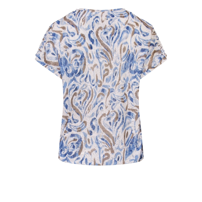 So Soire Lotti Z10648 t-shirts korte mouw Indigo