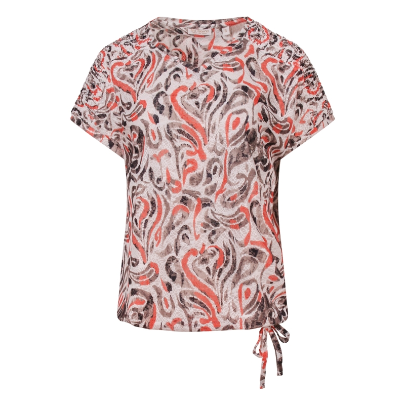 So Soire Lotti Z10648 t-shirts korte mouw Oranje