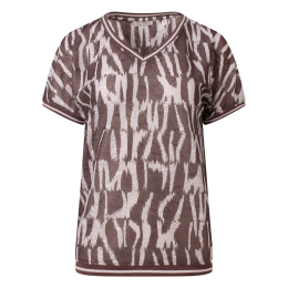 So Soire May Z10647 dames T-shirt km Taupe