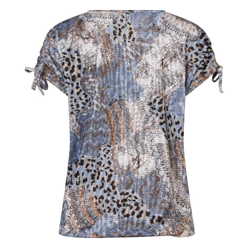 So Soire Nadia Z10649 t-shirts korte mouw Indigo