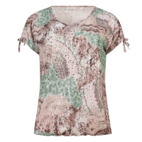 So Soire Nadia Z10649 t-shirts korte mouw Groen licht