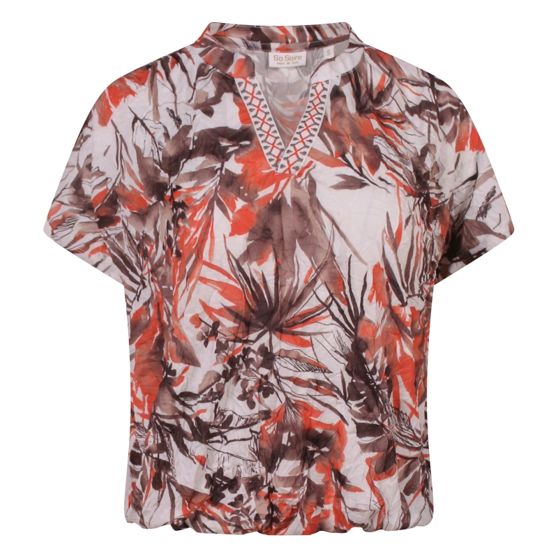 So Soire Tamara Z10655 t-shirts korte mouw Taupe