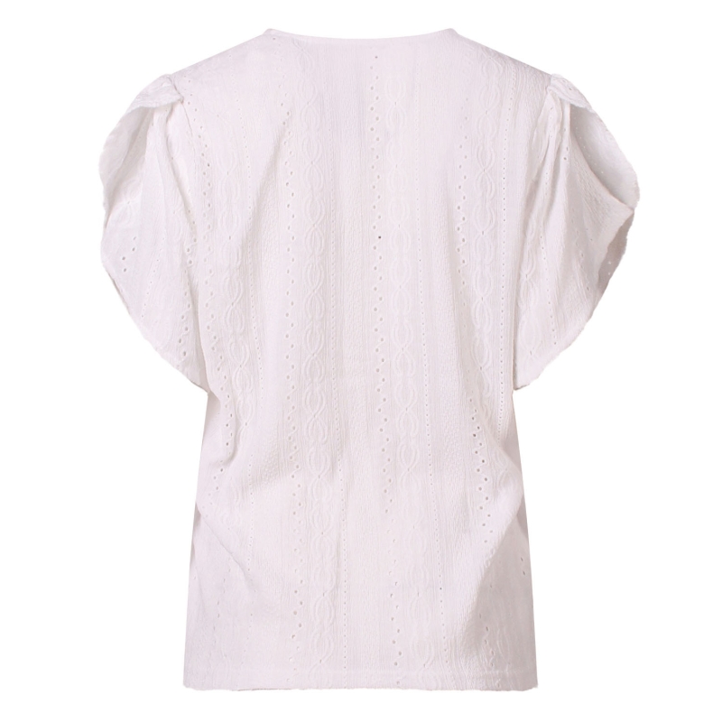 So Soire Tara Z10659 t-shirts korte mouw Ecru