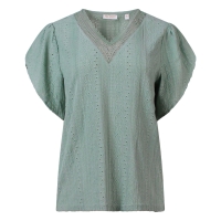 So Soire Tara Z10659 t-shirts korte mouw Groen licht